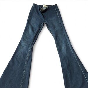 Free People Dark Blue Flare Jeans